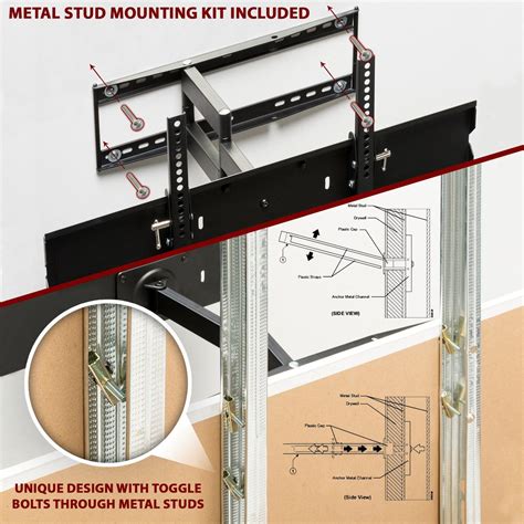 how to mount a tv bracket to metal studs|tv wall mount metal studs.